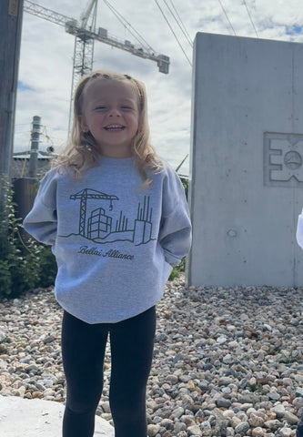 Kids Crewneck - Little Builders